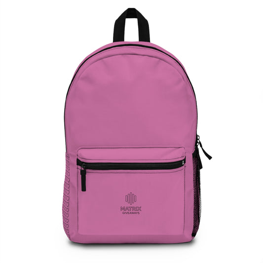 Matrix Backpack — Durable Light Pink School & Work Pack