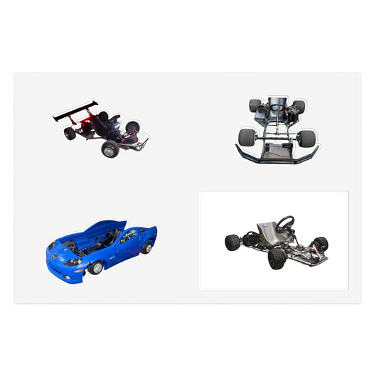 Go Kart Stickers