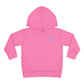 Toddler Hoodie — Minimal Blue Shield Logo Pullover