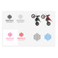Matrix Sticker Sheet — Motorcycle & Branded Icon Decals