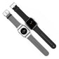 Classic Black Leather Watch Band — Durable Replacement Strap for Smartwatches
