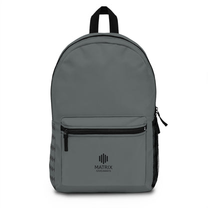 Matrix Backpack — Durable Grey School & Work Pack