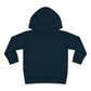 Toddler Hoodie — Minimal Blue Shield Logo Pullover