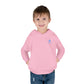 Toddler Hoodie — Minimal Blue Shield Logo Pullover
