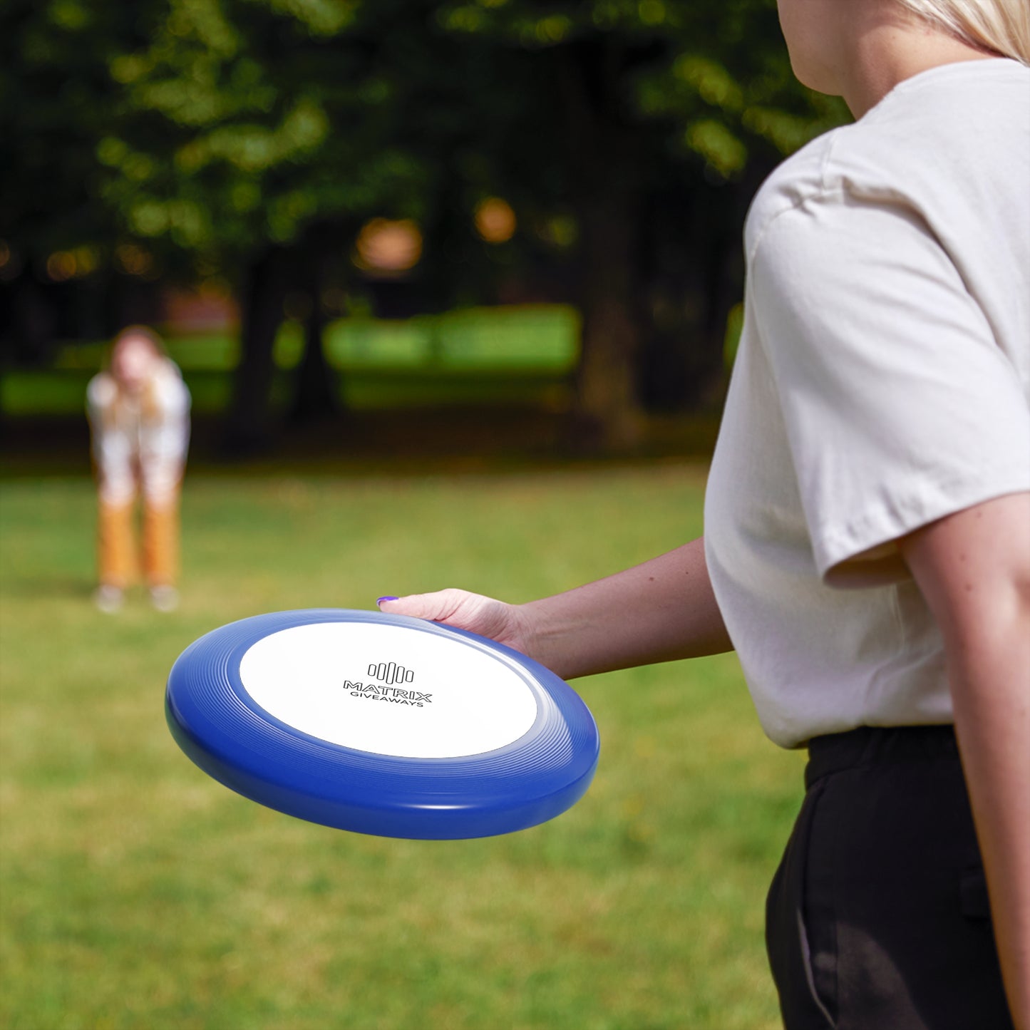 Wham-O Frisbee — Classic Flying Disc with Custom Matrix Giveaways Logo