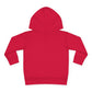 Toddler Hoodie — Minimal Blue Shield Logo Pullover
