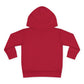 Toddler Hoodie — Minimal Blue Shield Logo Pullover