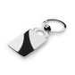 Custom Rectangle Photo Keyring — Personalized Metal Photo Keychain (Logo/Photo Insert)