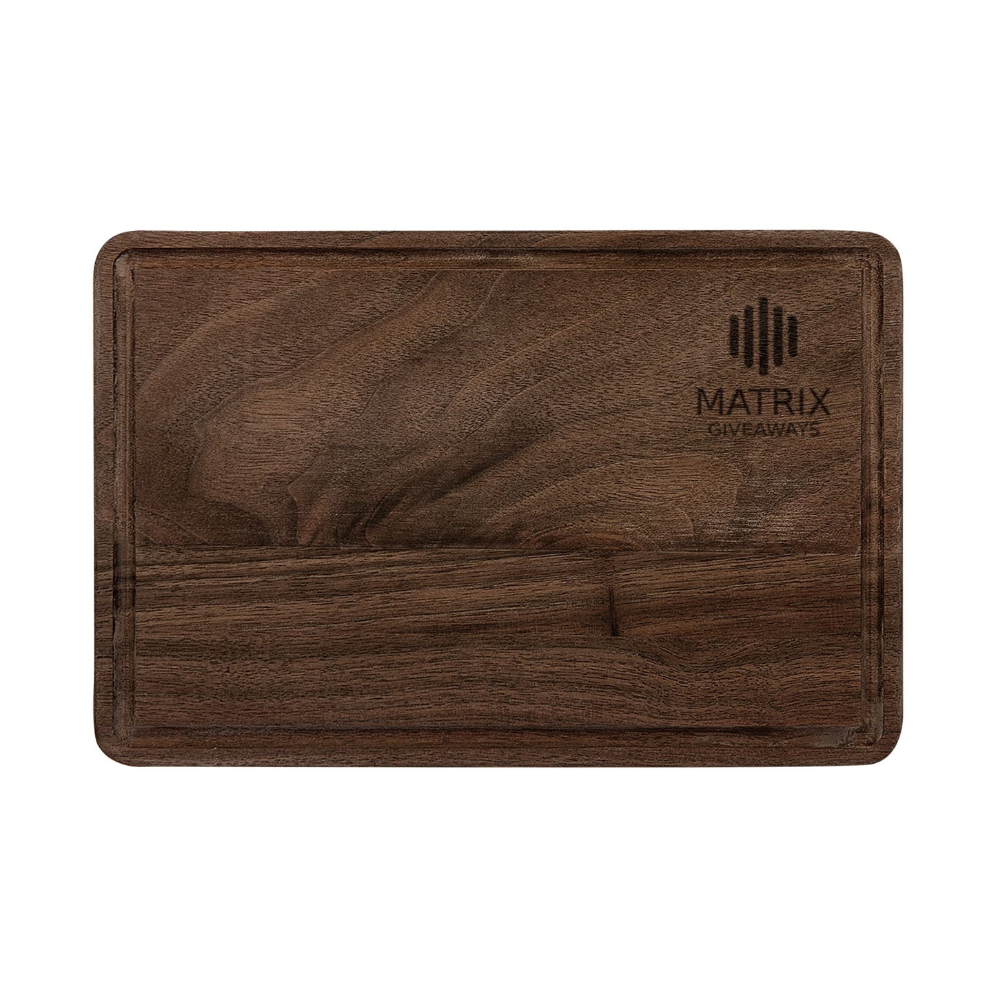 Engraved Maple or Walnut Cutting Board — Personalized Logo Wood Serving & Prep Board