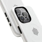 MagSafe Tough Phone Case — White Magnetic Protective Case with Grip Ring