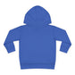 Toddler Hoodie — Minimal Blue Shield Logo Pullover