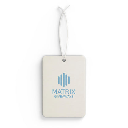 Matrix Giveaways Car Air Freshener — Logo Scent Tag for Cars