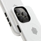 MagSafe Tough Phone Case — White Magnetic Protective Case with Grip Ring