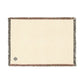 Minimalist Reversible Woven Blanket – Neutral Throw with Fringed Edges