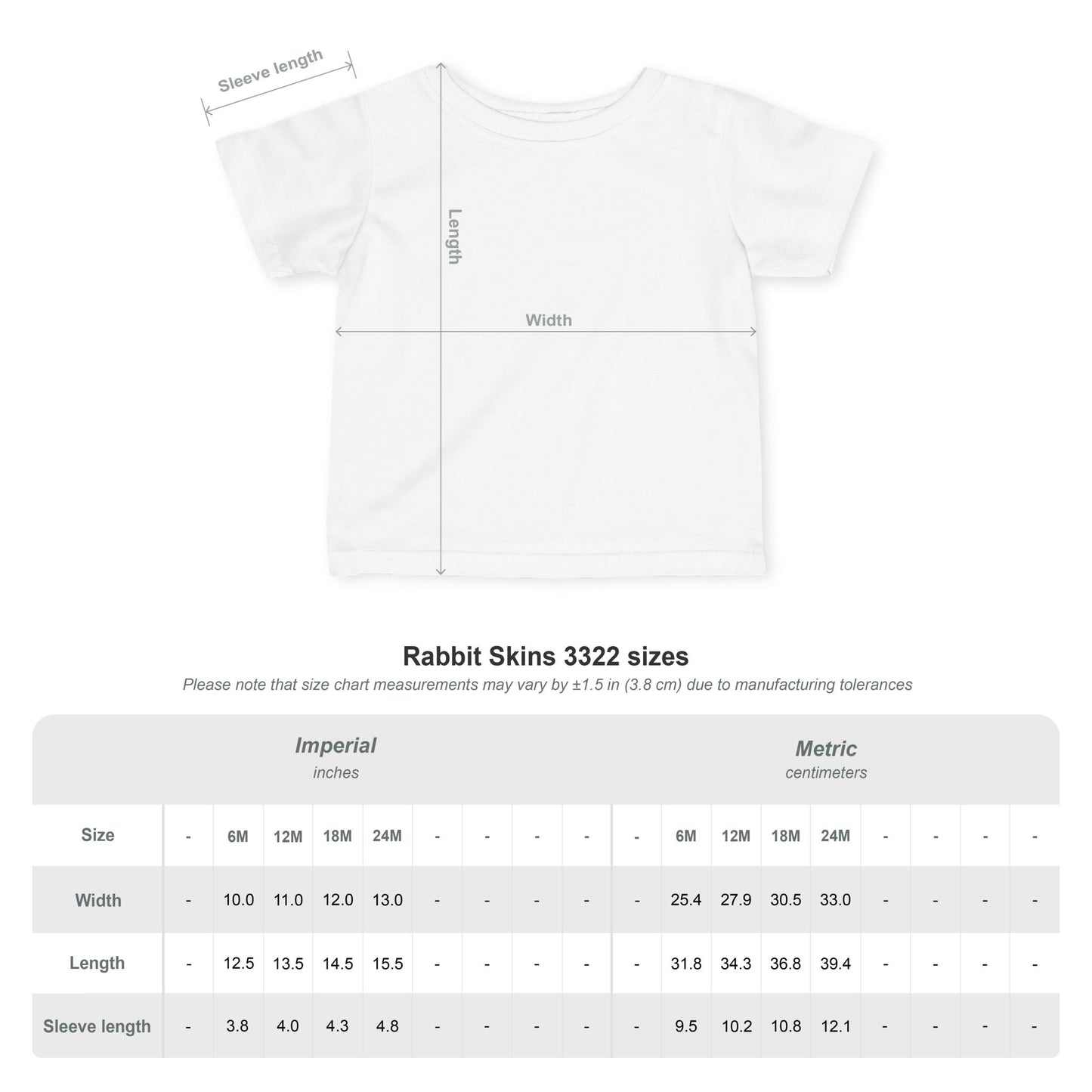 Infant Tee — Minimal Logo Baby Shirt (Matrix Giveaways)