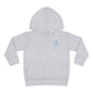 Toddler Hoodie — Minimal Blue Shield Logo Pullover