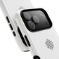 MagSafe Tough Phone Case — White Magnetic Protective Case with Grip Ring