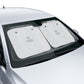 Car Sun Shade — Reflective Windshield Protector with 'Matrix Giveaways' Logo