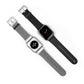 Classic Black Leather Watch Band — Durable Replacement Strap for Smartwatches
