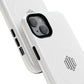 MagSafe Tough Phone Case — White Magnetic Protective Case with Grip Ring