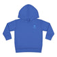 Toddler Hoodie — Minimal Blue Shield Logo Pullover