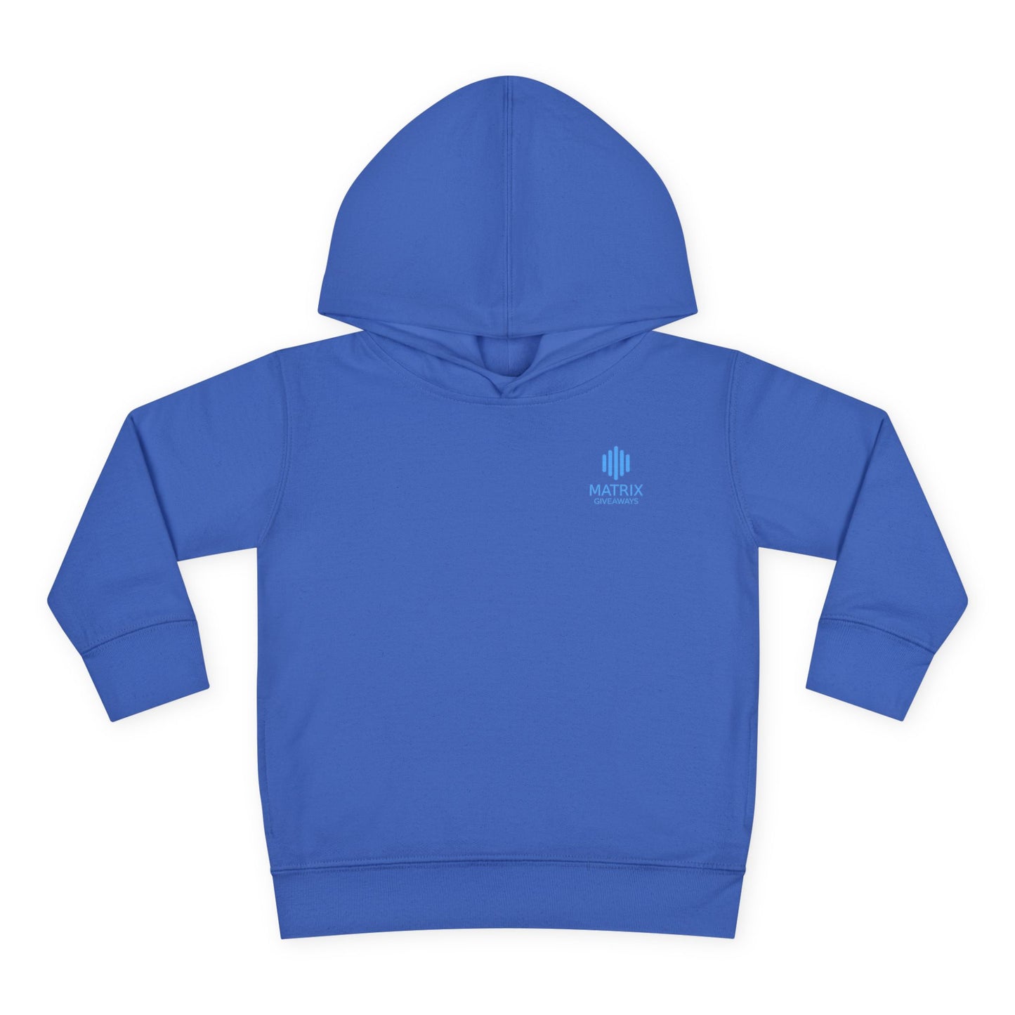 Toddler Hoodie — Minimal Blue Shield Logo Pullover