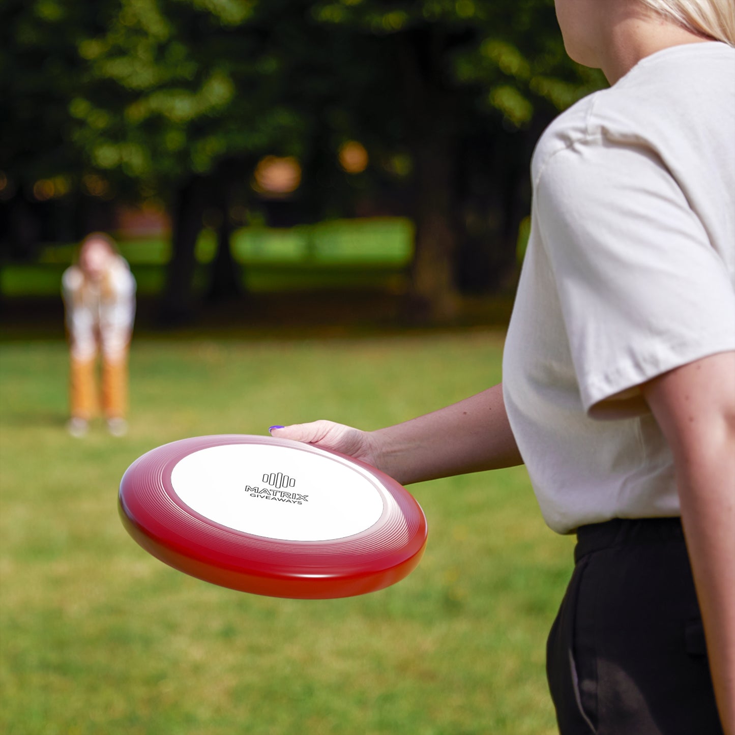 Wham-O Frisbee — Classic Flying Disc with Custom Matrix Giveaways Logo