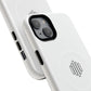 MagSafe Tough Phone Case — White Magnetic Protective Case with Grip Ring