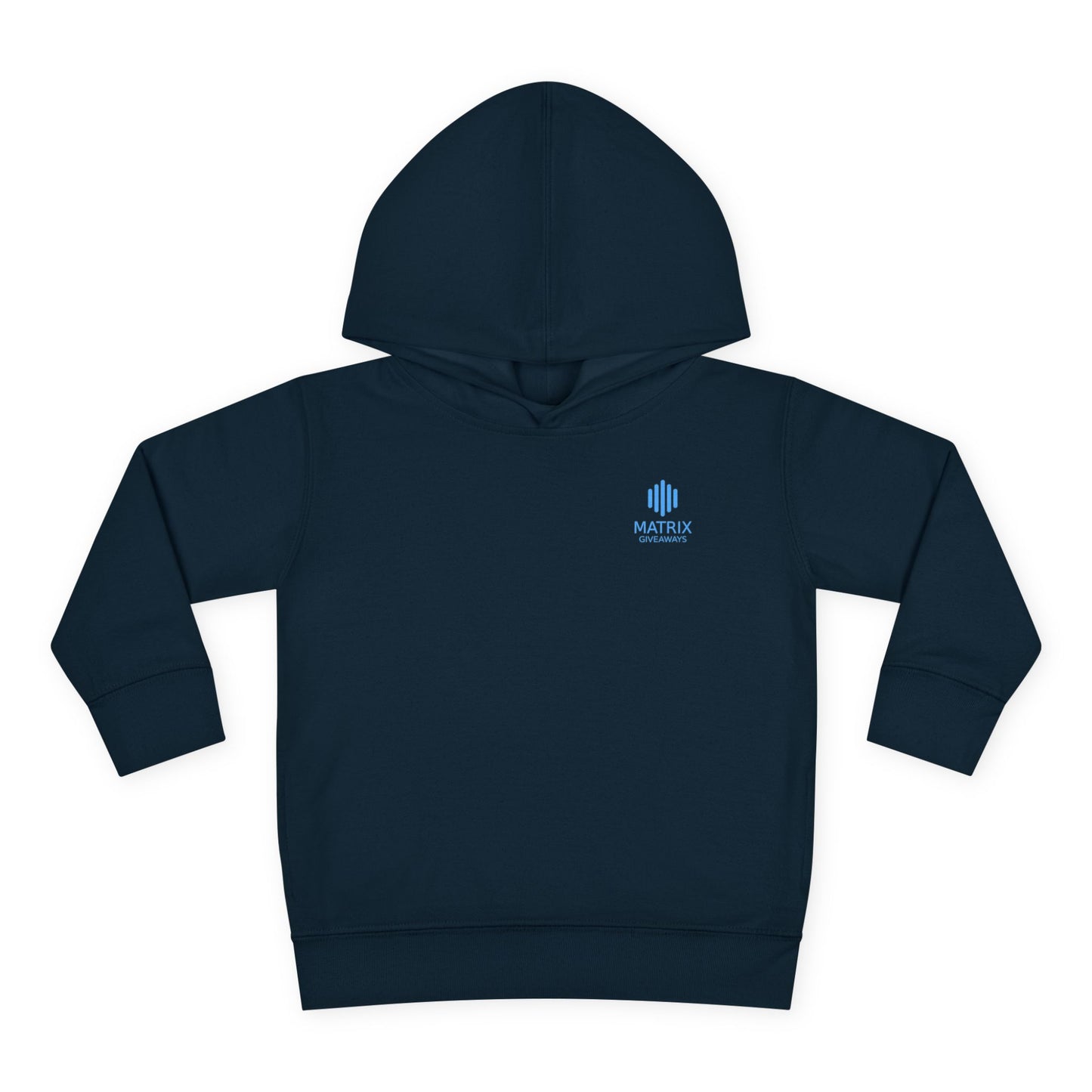Toddler Hoodie — Minimal Blue Shield Logo Pullover