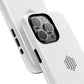 MagSafe Tough Phone Case — White Magnetic Protective Case with Grip Ring