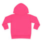 Toddler Hoodie — Minimal Blue Shield Logo Pullover