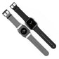 Classic Black Leather Watch Band — Durable Replacement Strap for Smartwatches