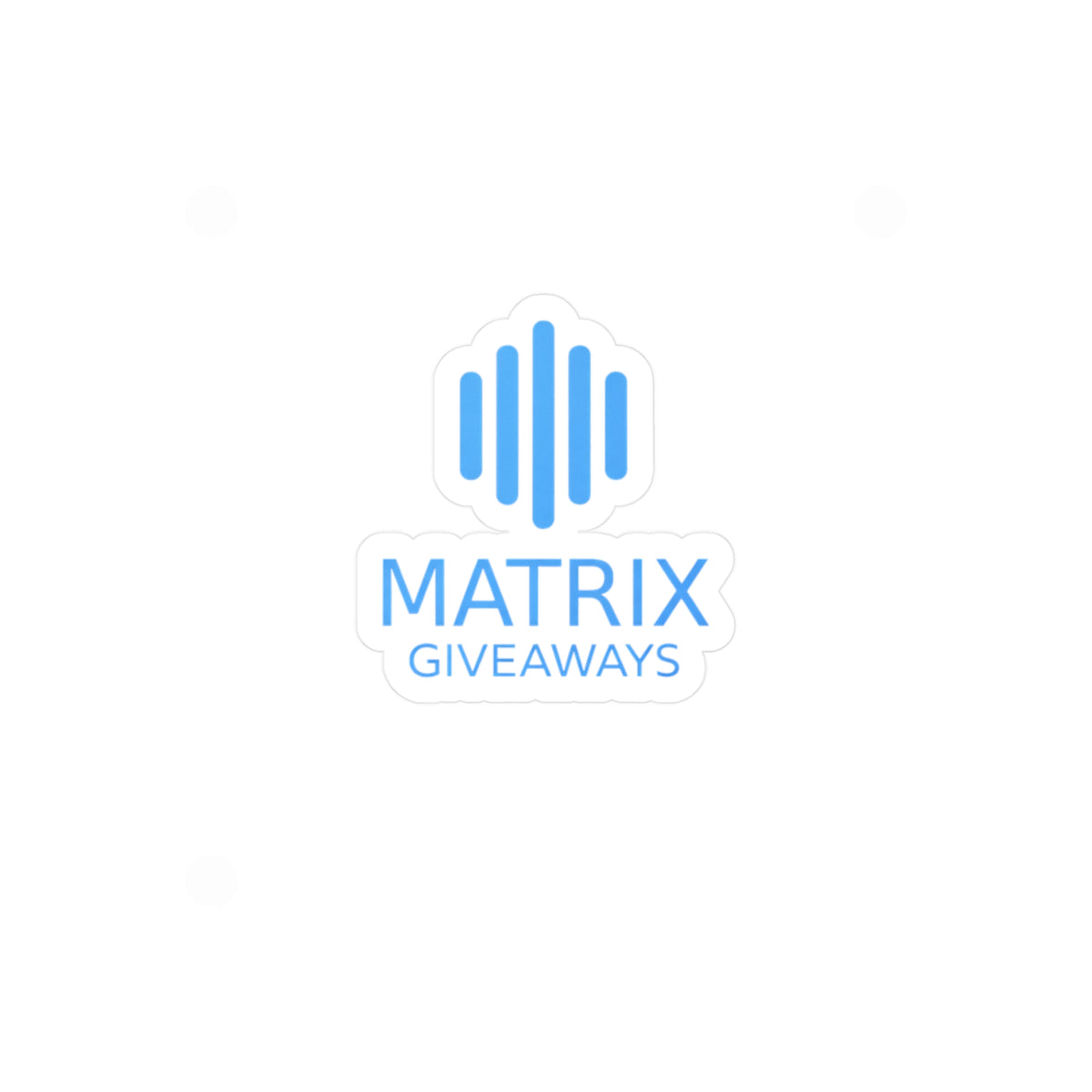 Matrix Giveaways Logo Sticker
