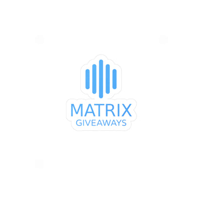 Matrix Giveaways Logo Sticker