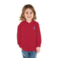 Toddler Hoodie — Minimal Blue Shield Logo Pullover