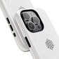 MagSafe Tough Phone Case — White Magnetic Protective Case with Grip Ring