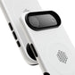 MagSafe Tough Phone Case — White Magnetic Protective Case with Grip Ring