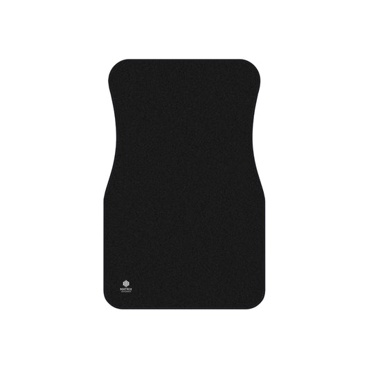 All-Weather Black Car Floor Mats (Set of 4) — Universal Fit, Non-Slip Automotive Carpet Protectors