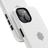 MagSafe Tough Phone Case — White Magnetic Protective Case with Grip Ring