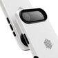 MagSafe Tough Phone Case — White Magnetic Protective Case with Grip Ring