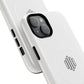 MagSafe Tough Phone Case — White Magnetic Protective Case with Grip Ring