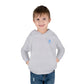 Toddler Hoodie — Minimal Blue Shield Logo Pullover