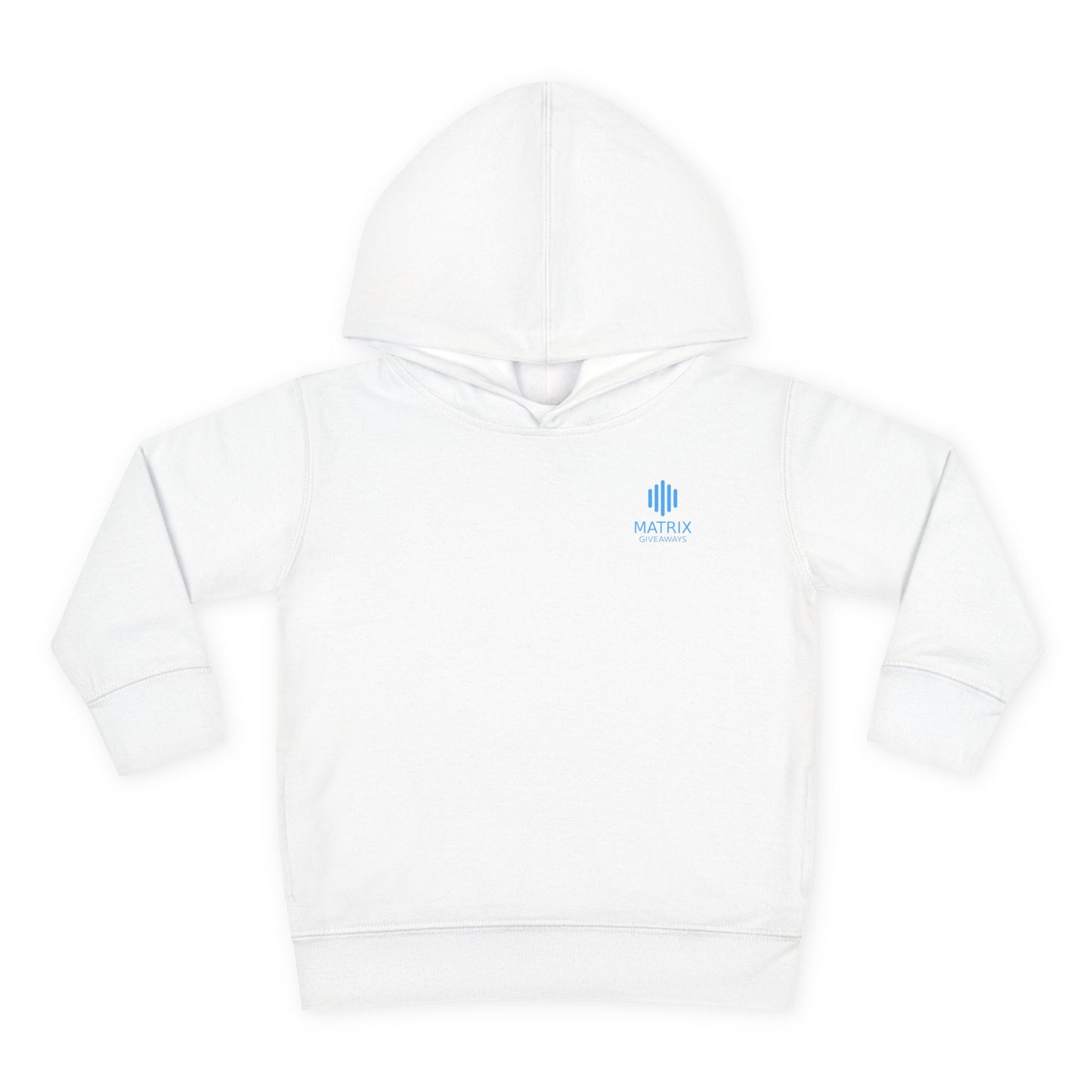 Toddler Hoodie — Minimal Blue Shield Logo Pullover
