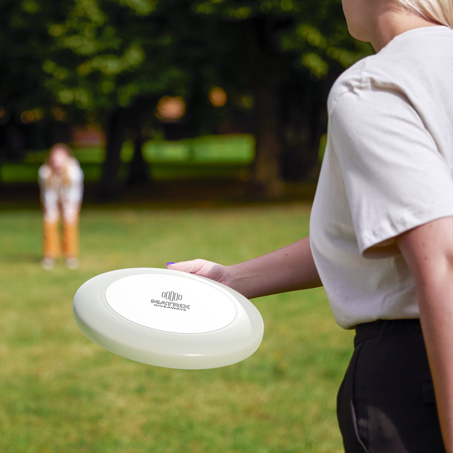 Wham-O Frisbee — Classic Flying Disc with Custom Matrix Giveaways Logo