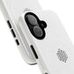MagSafe Tough Phone Case — White Magnetic Protective Case with Grip Ring
